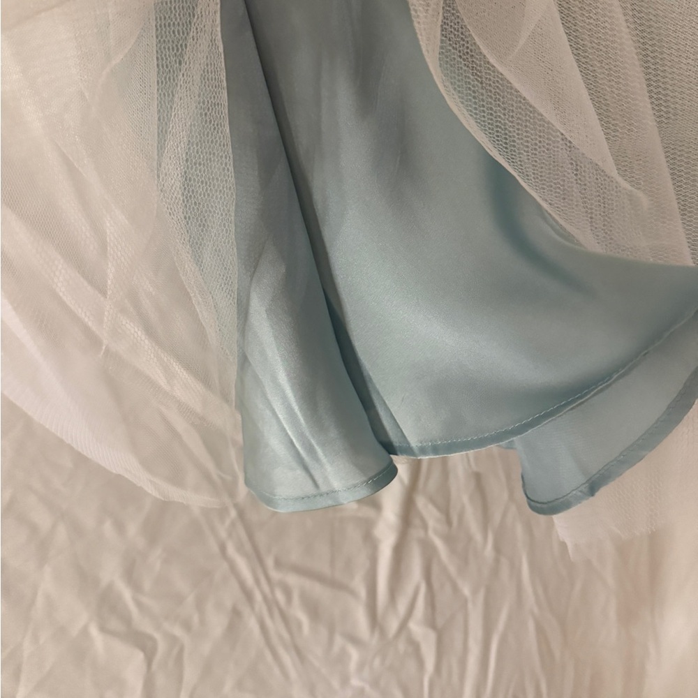 Ryu Elegant Mint Green Tulle Skirt size Medium - Picture 7 of 13